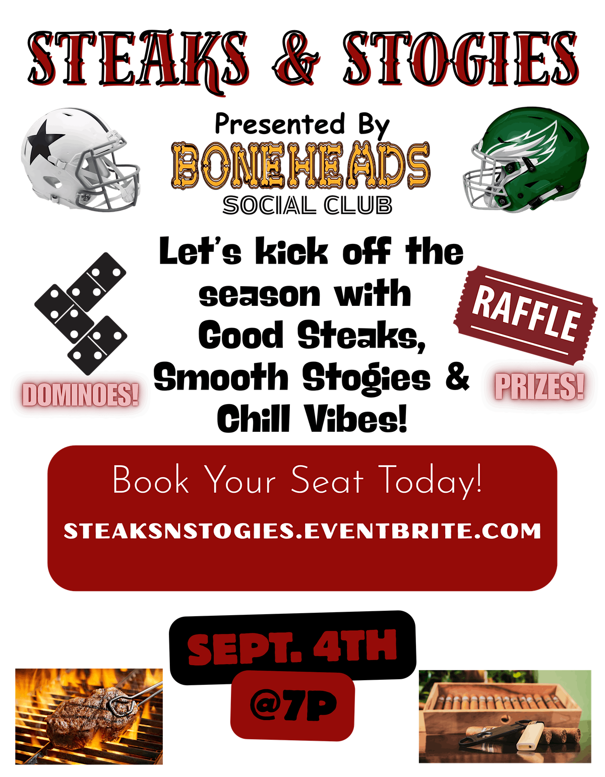 Steaks & Stogies with BSC, 4 September | Event in Houston | AllEvents