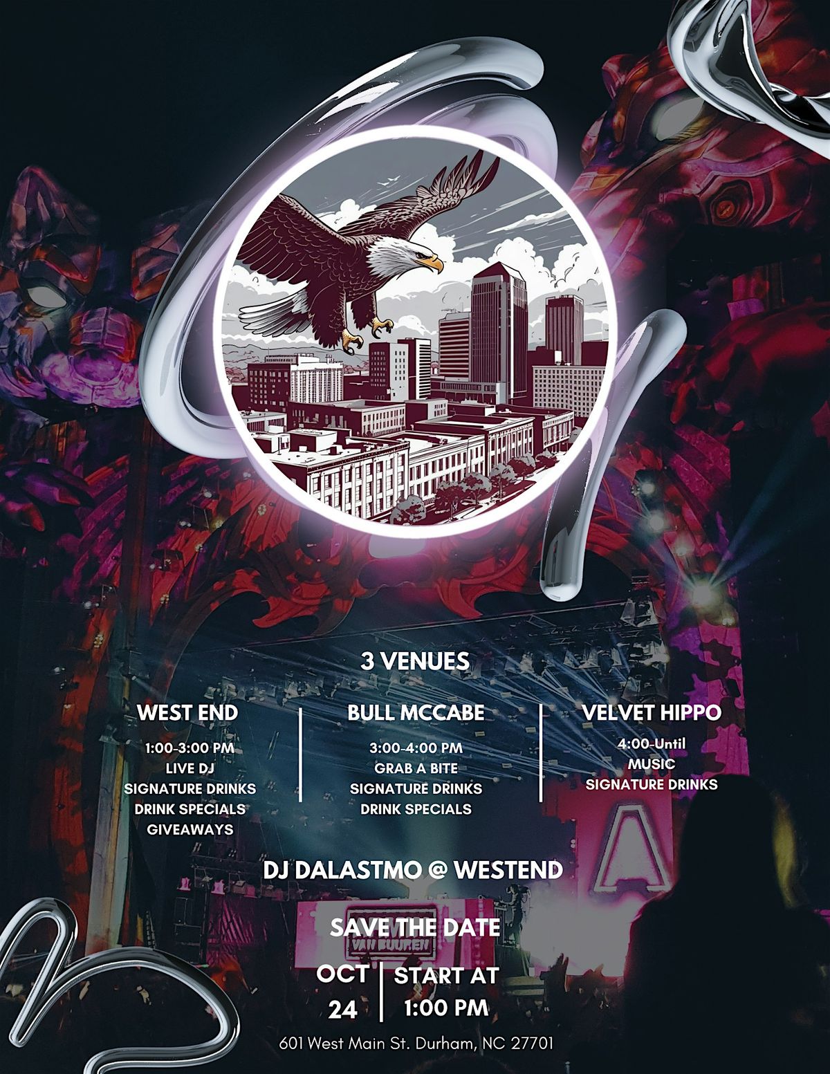 NCCU Alumni Bar Crawl, 24 October | Event in Durham | AllEvents