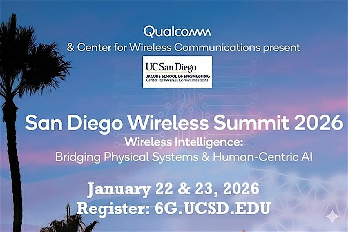 2026 San Diego Wireless Summit, 22 January | Event in La Jolla | AllEvents