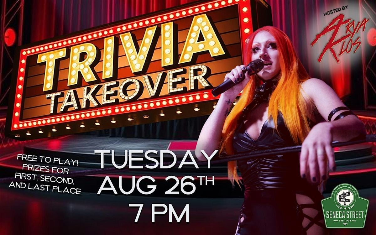 Trivia Takeover with Arya Klos, 26 August | Event in Manlius | AllEvents