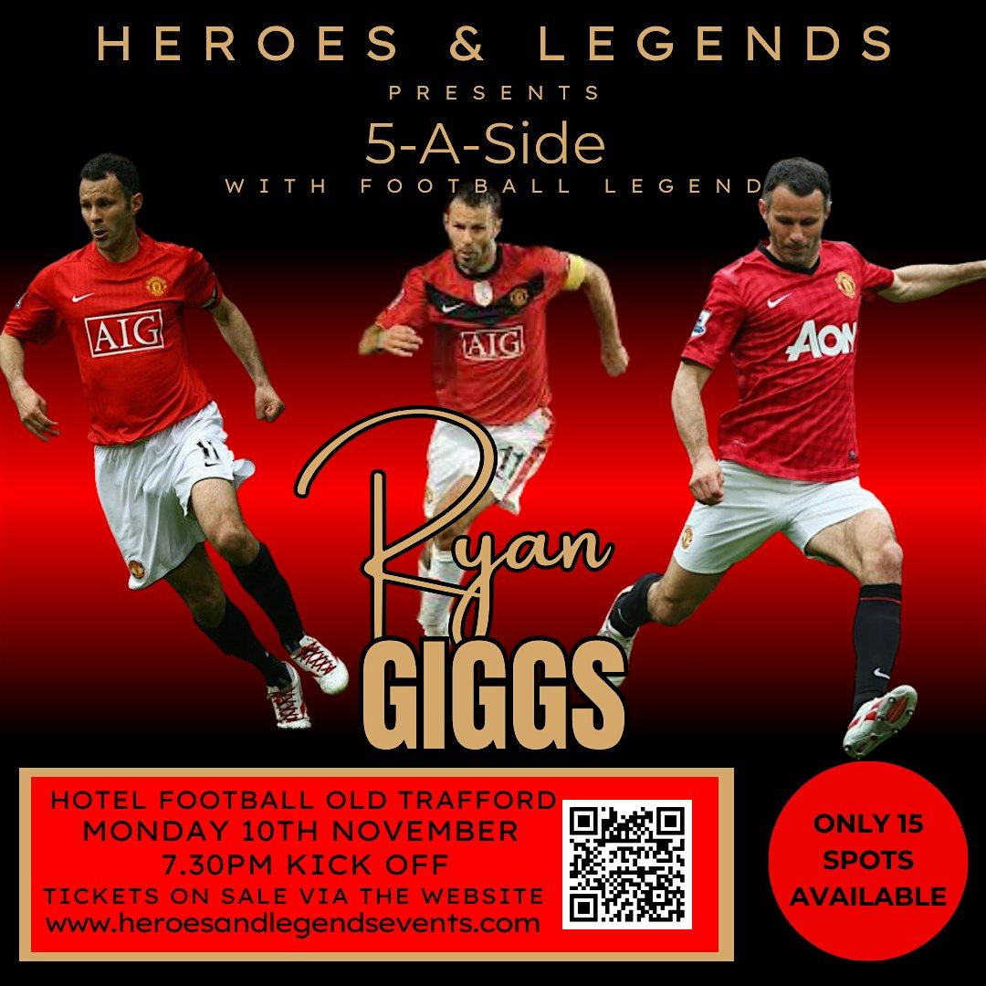 5 a side with Ryan Giggs, 10 November | Event in Stretford | AllEvents