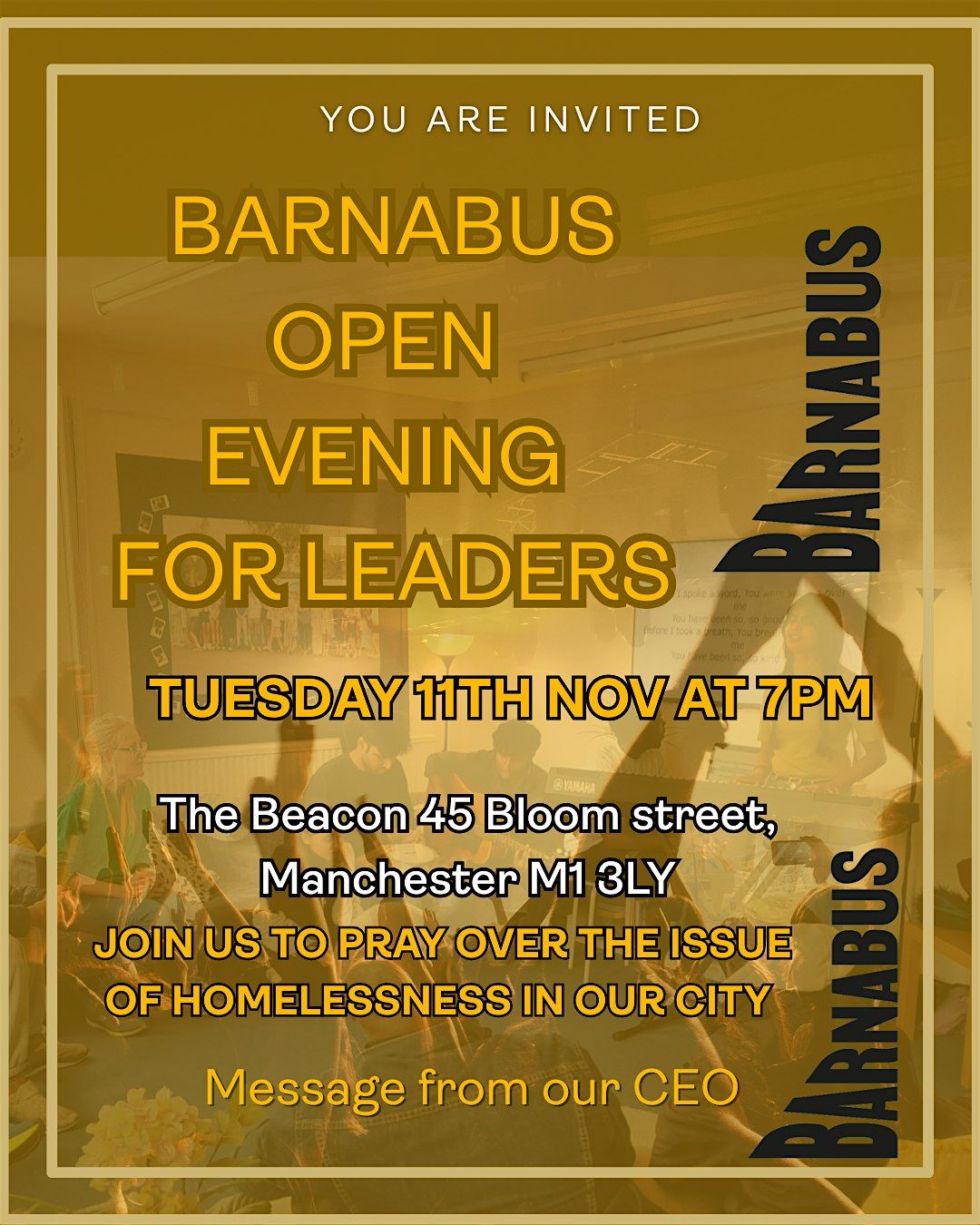 Barnabus Open Evening for Leaders | Event in Manchester | AllEvents