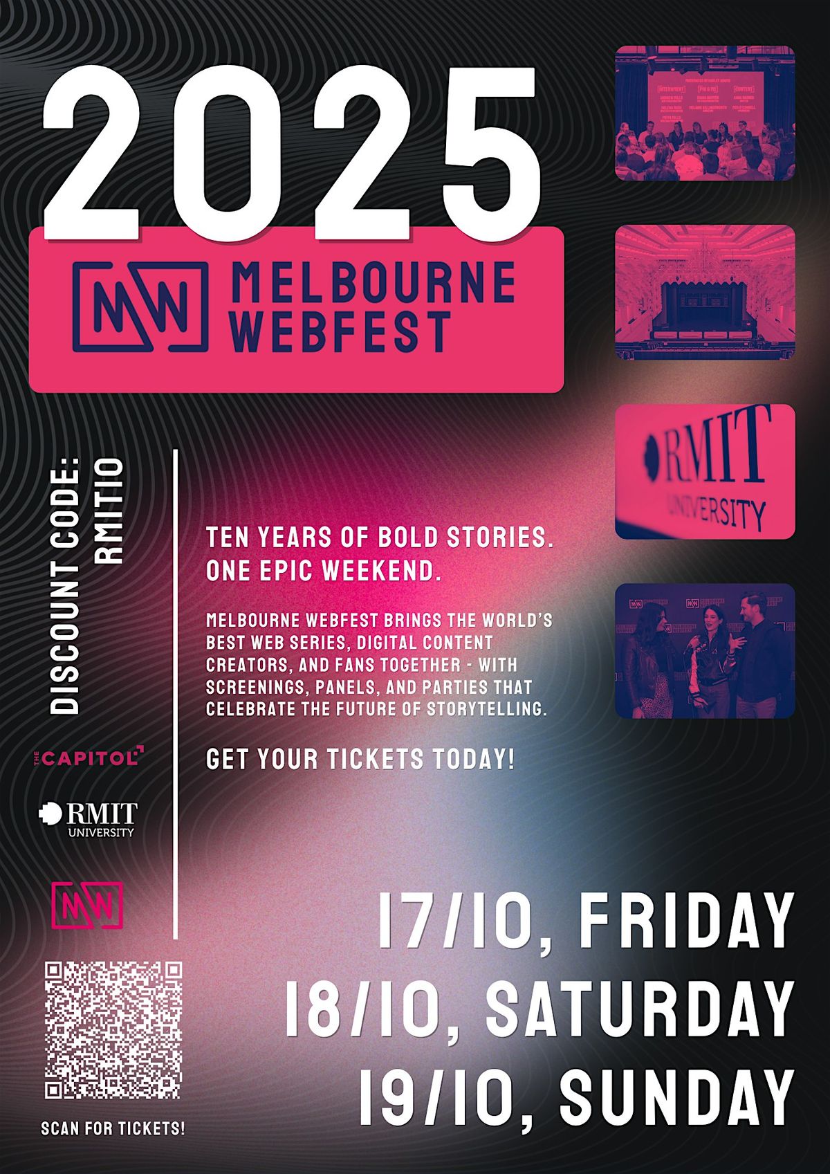 Melbourne WebFest 2025 Day 3 – October 19th, 19 October | Event in Melbourne | AllEvents