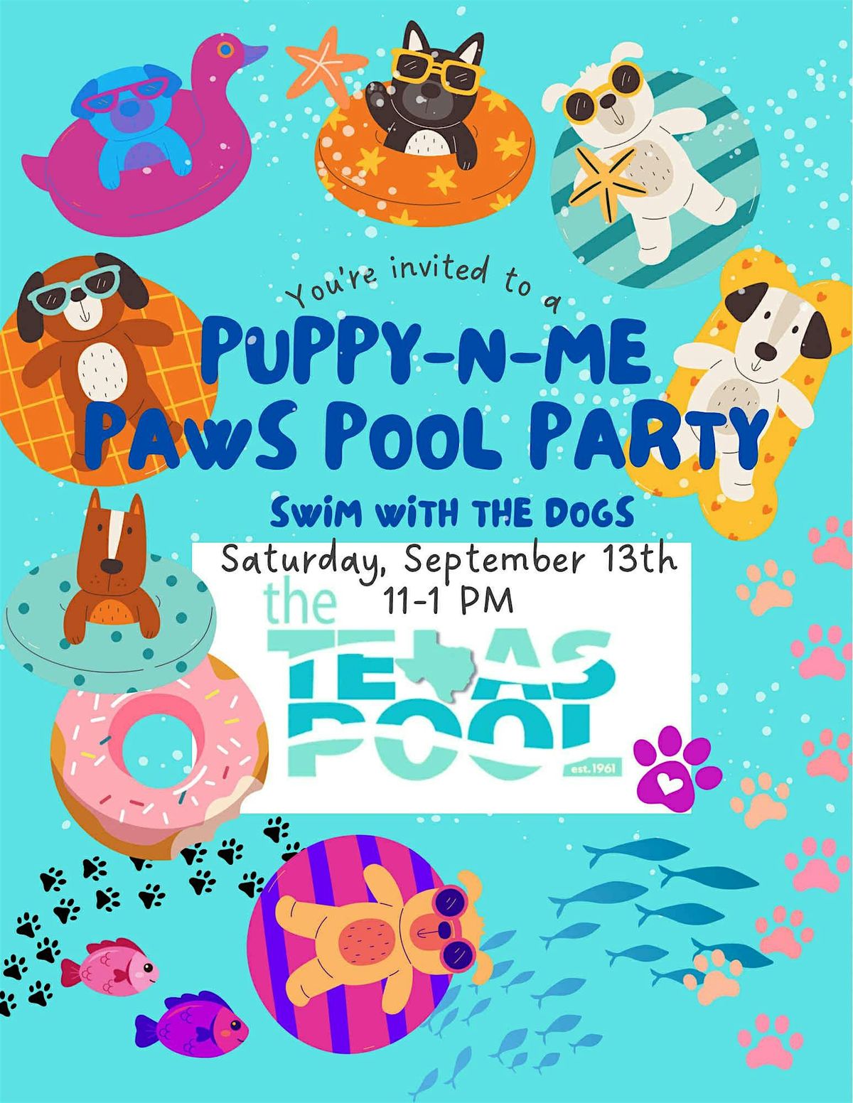 Puppy-N-Me Paws Pool Party | Event in Plano | AllEvents