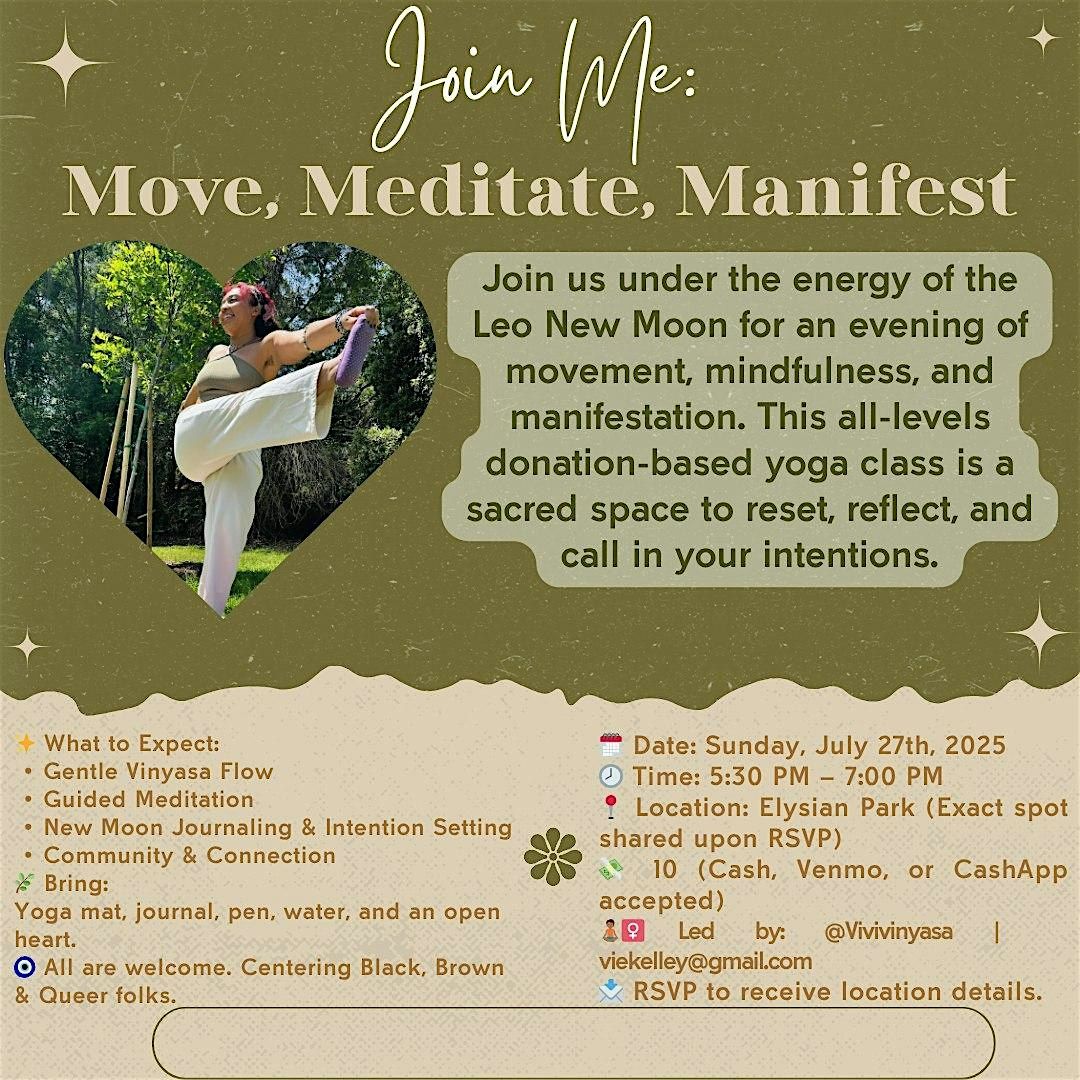 Move, Meditate, Manifest with Vivivinyasa, 27 July | Event in Los Angeles | AllEvents