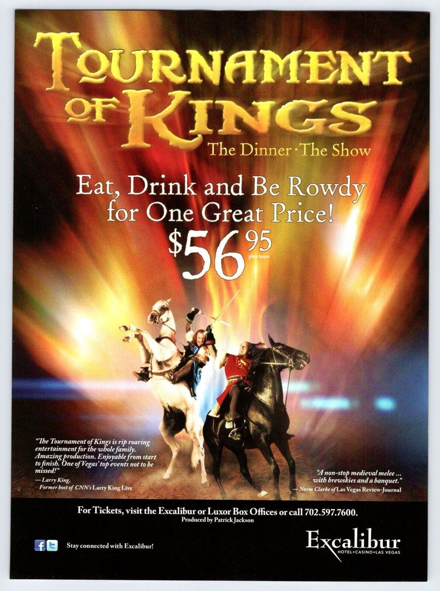 Tournament of Kings at Excalibur Hotel and Casino | Event in Las Vegas | AllEvents