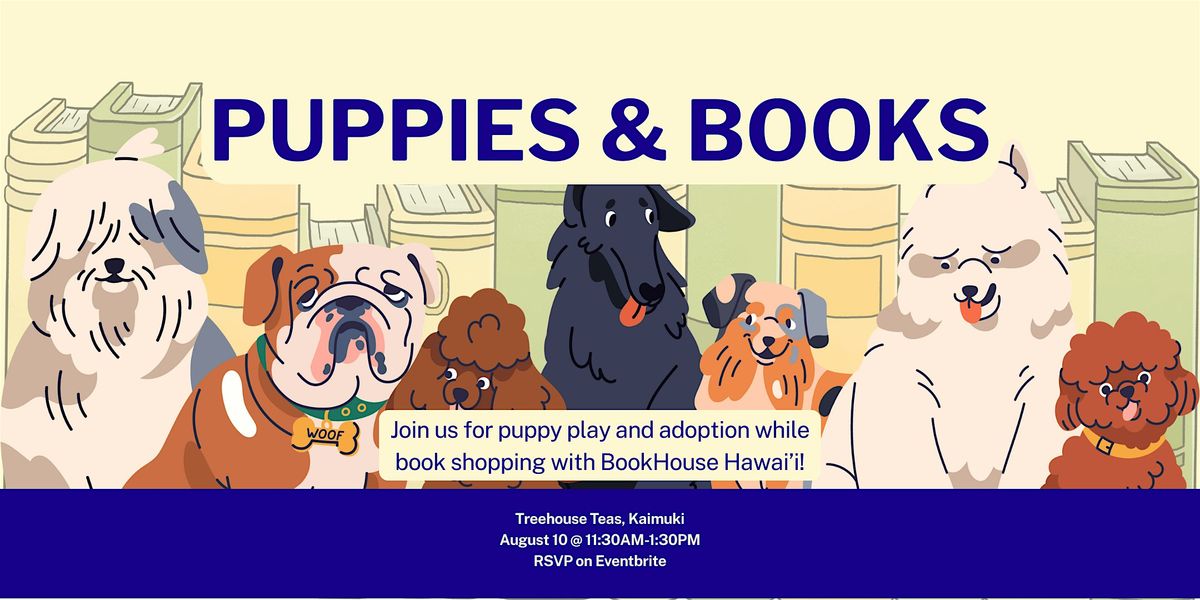 Puppies & Books | Event in Honolulu | AllEvents