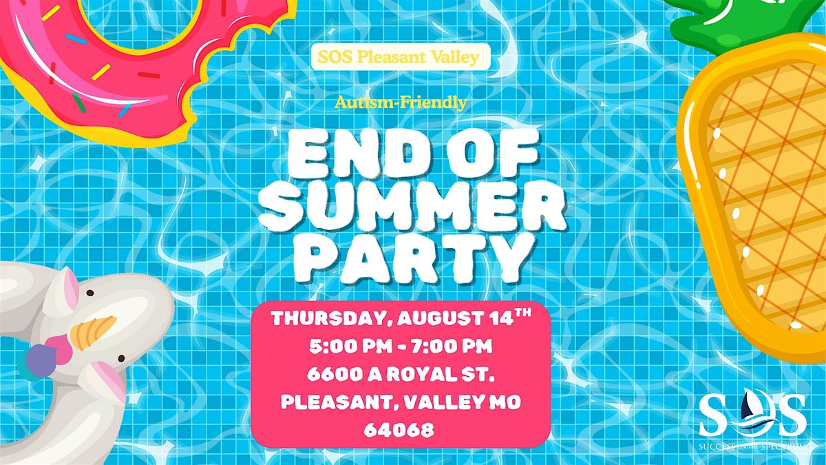 Autism-Friendly: End of Summer Party, 14 August | Event in Pleasant Valley | AllEvents