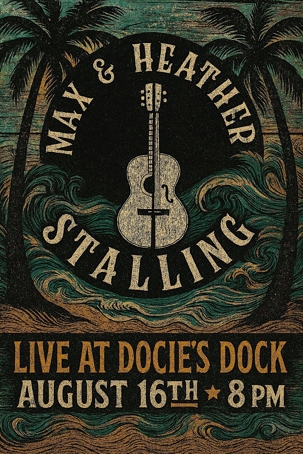 Max and Heather Stalling Live @ Docie's Dock August 16th, 16 August | Event in Fort Walton Beach | AllEvents