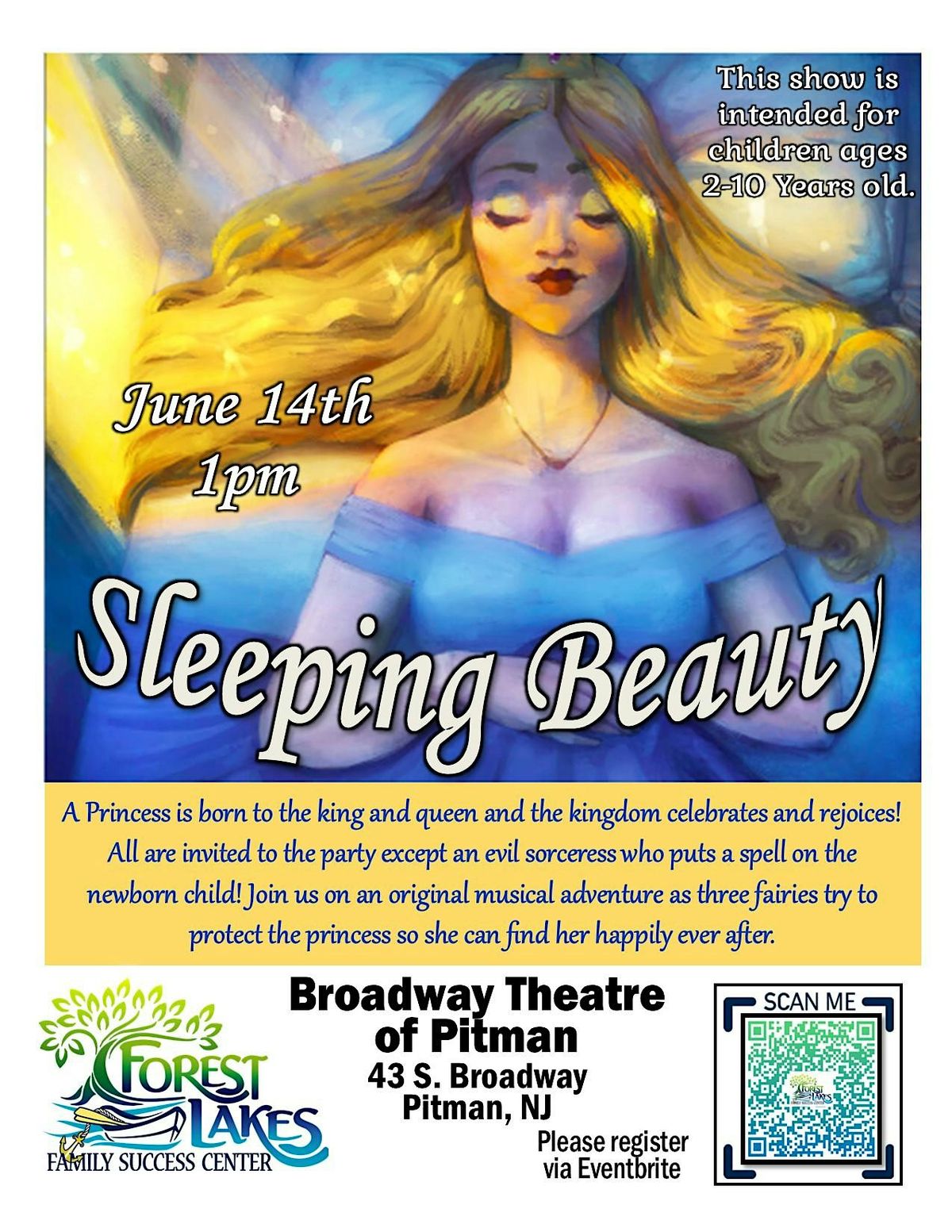 Sleeping Beauty at the Pitman Theatre, 14 June | Event in Pitman | AllEvents