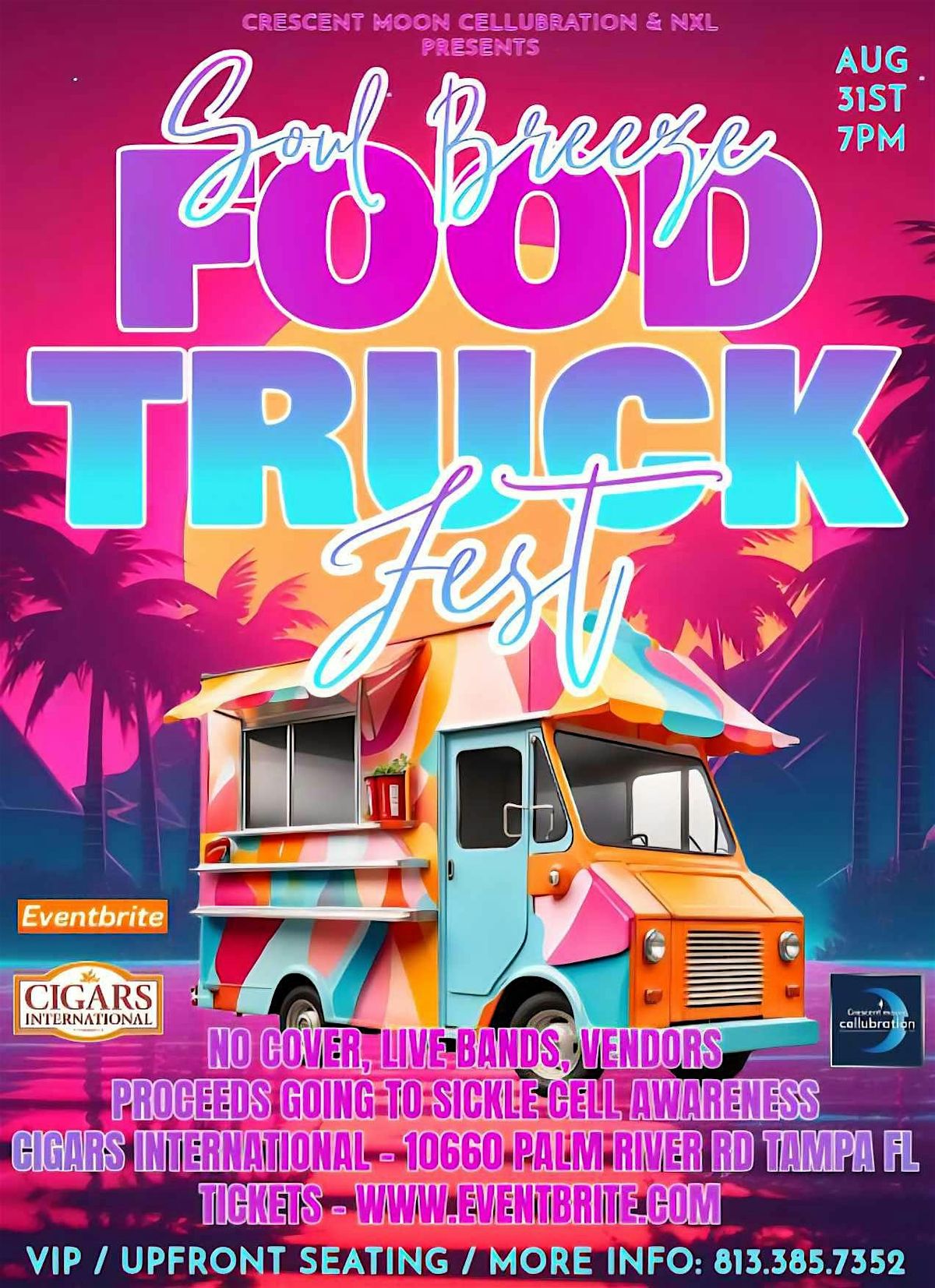 soul breeze food truck fest: VIP / TABLE ONLY / GROUP PACKAGE, 31 August | Event in Tampa | AllEvents