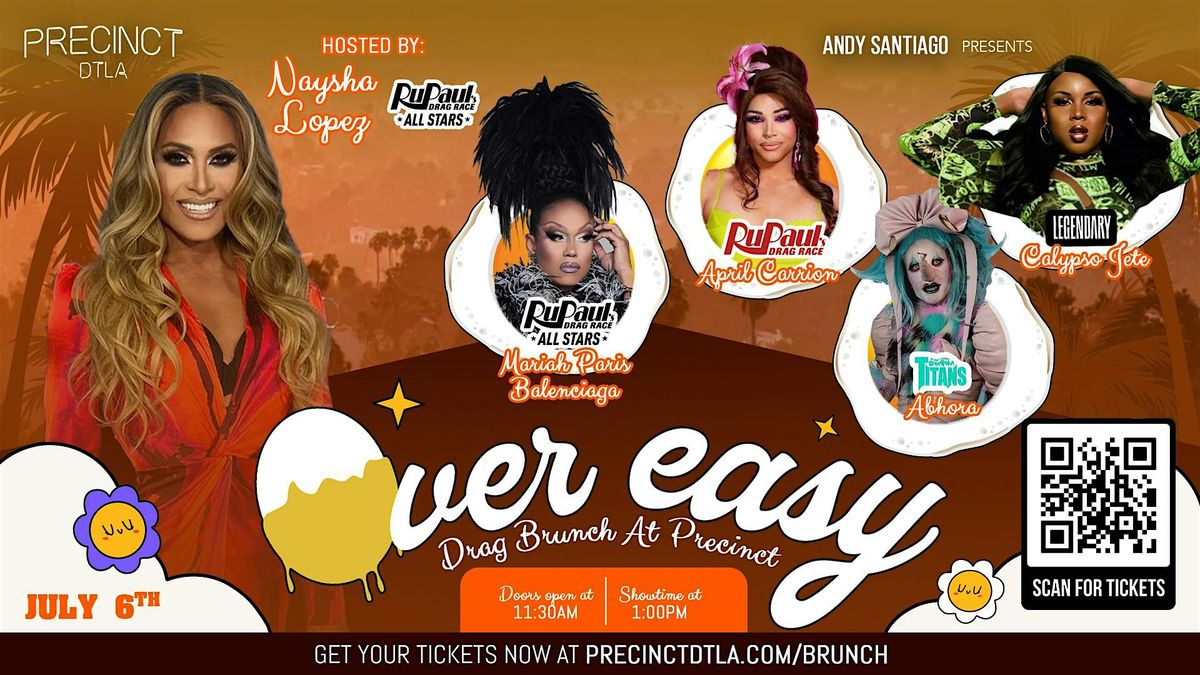 OVER EASY DRAG BRUNCH at PRECINCT BAR DTLA, 31 August | Event in Los Angeles | AllEvents