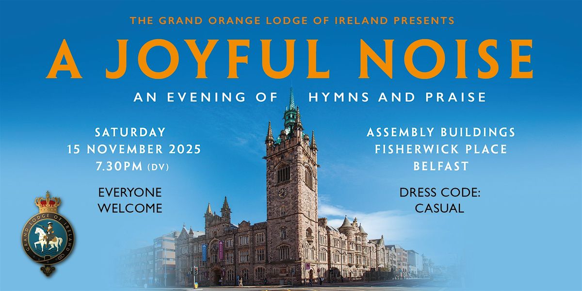 A Joyful Noise, 15 November | Event in Belfast | AllEvents