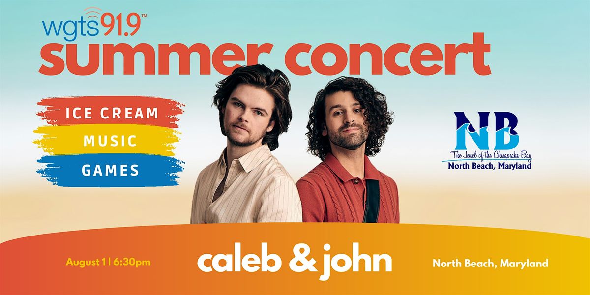 WGTS 91.9 Summer Concert with Caleb & John, 1 August | Event in North Beach | AllEvents
