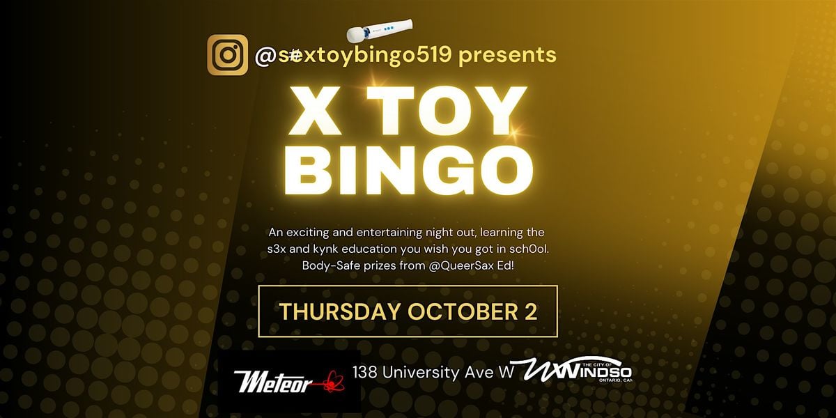 XToy Bingo WINDSOR | Event in Windsor | AllEvents
