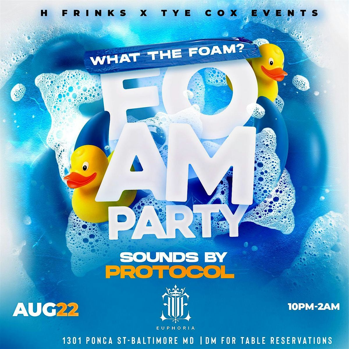 What The Foam!?, 22 August | Event in Baltimore | AllEvents