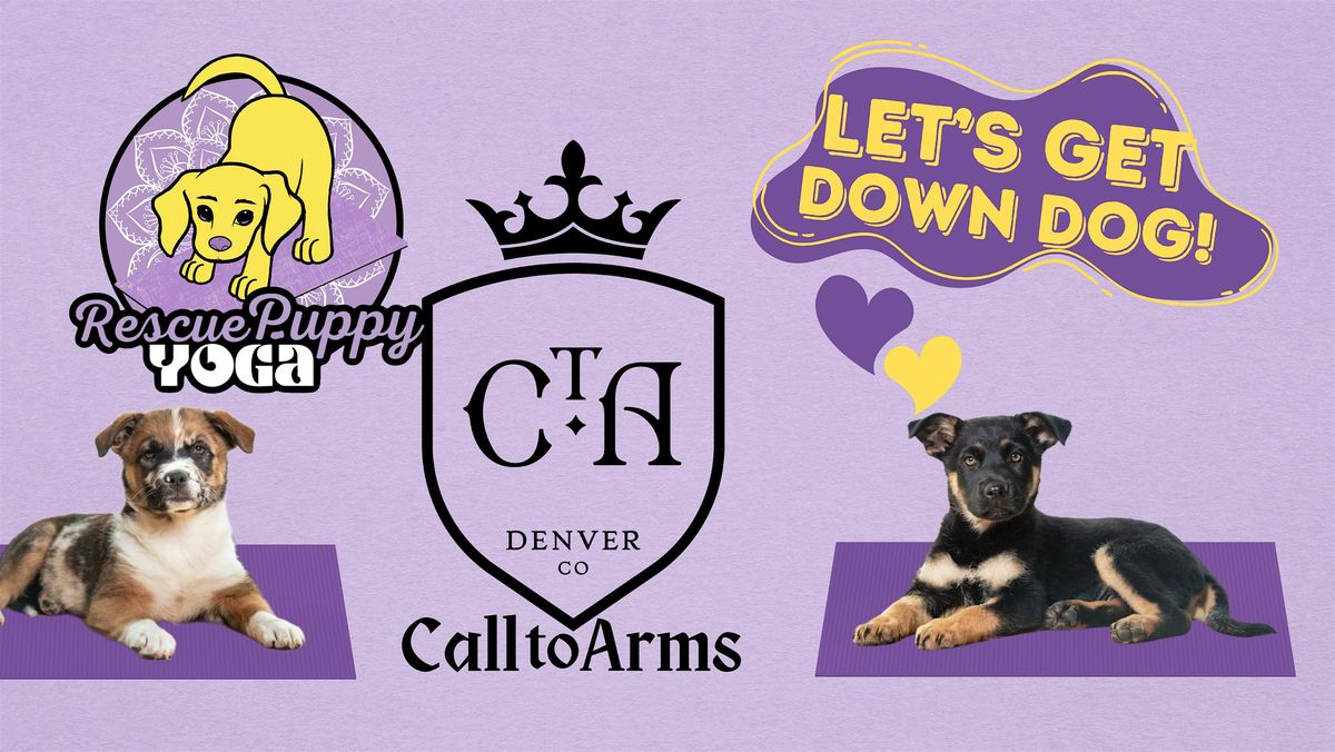 Rescue Puppy Yoga - Call to Arms Brewing Co., 21 December | Event in Denver | AllEvents