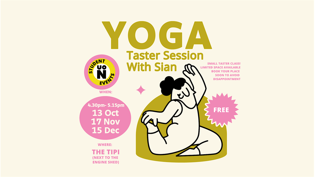 Yoga Taster Session with Sian | Event in Northampton | AllEvents