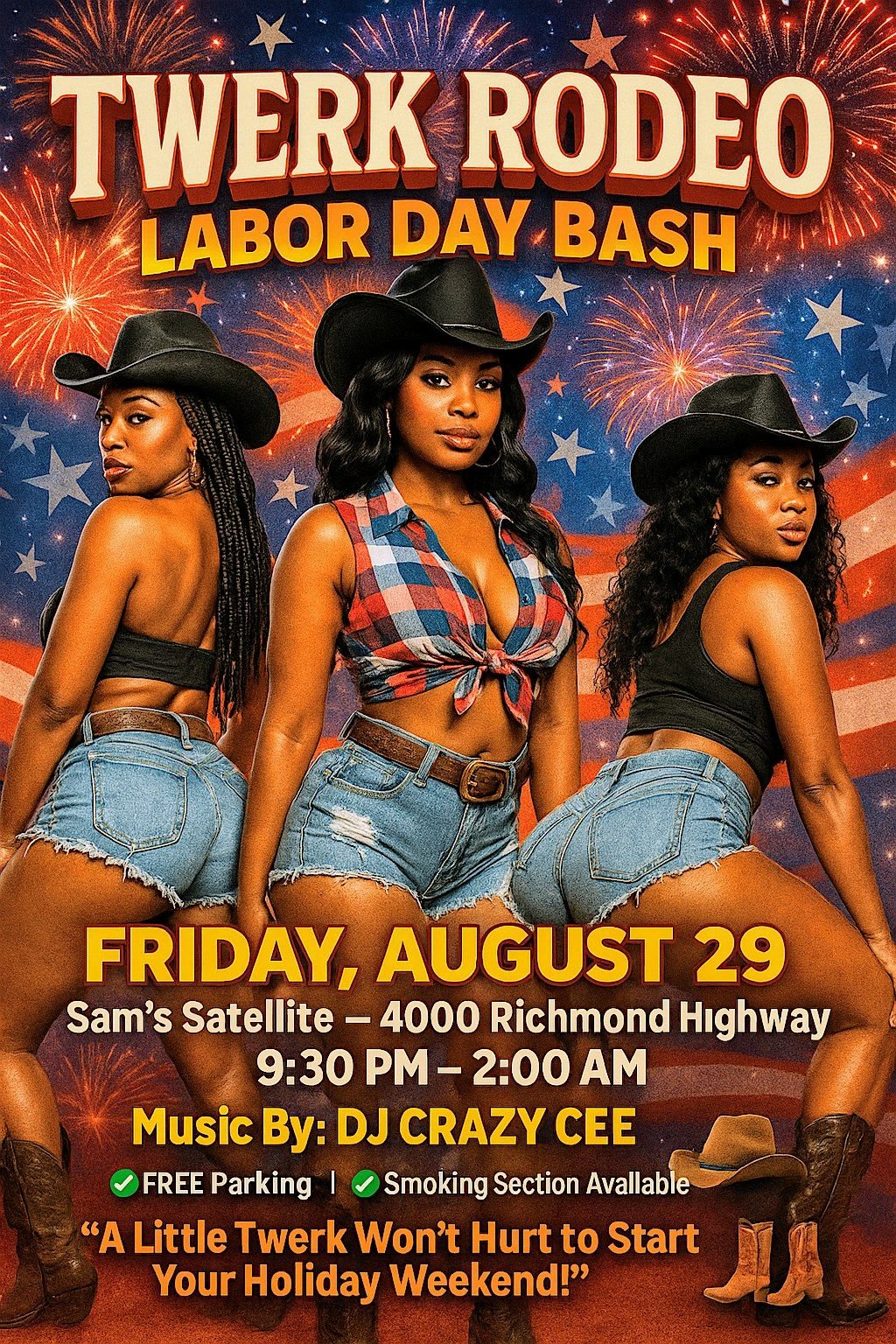 Twerk Rodeo Labor Day Bash, 29 August | Event in Richmond | AllEvents