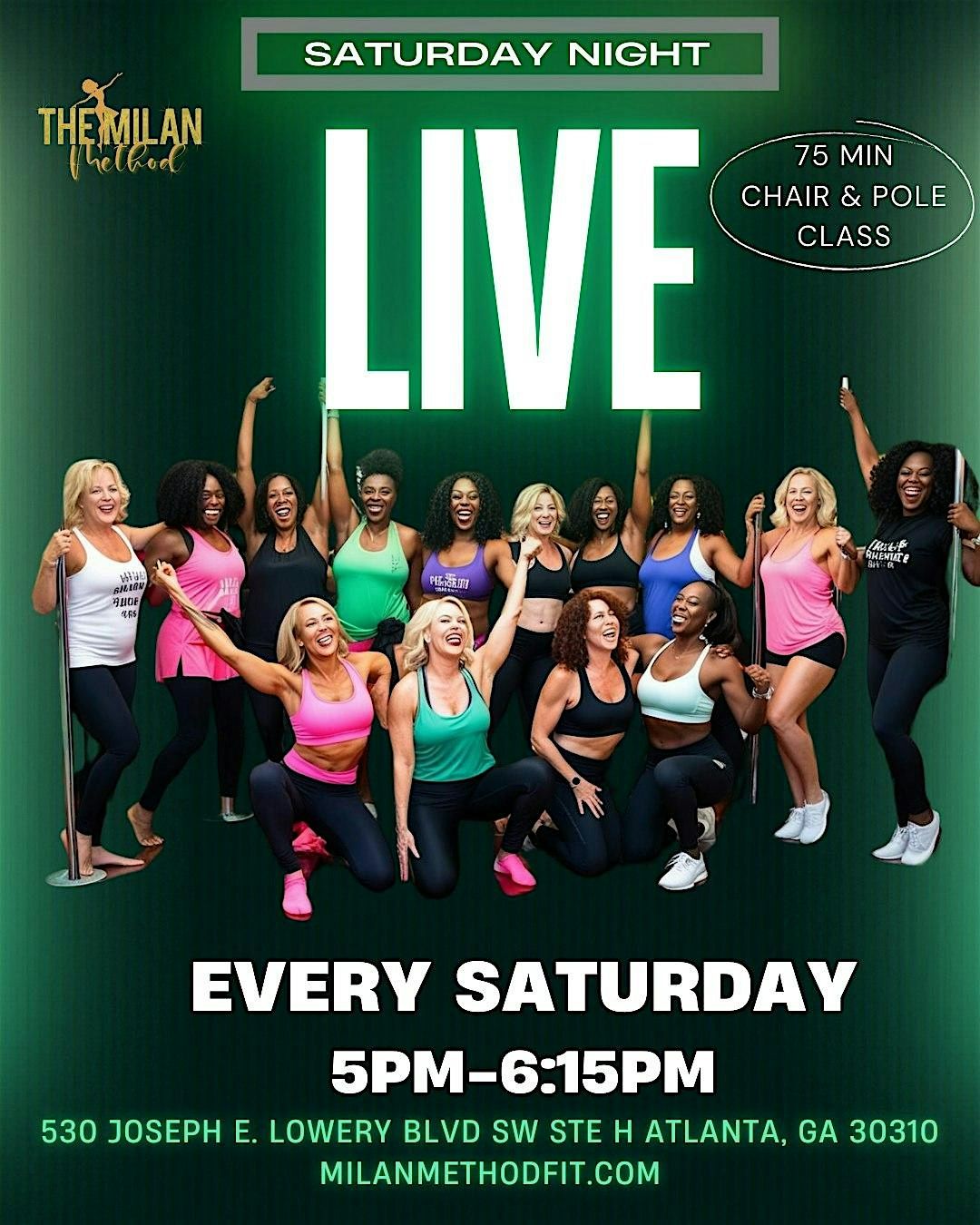 Saturday Night Live: Chair & Pole Dance Class | Event in Atlanta | AllEvents