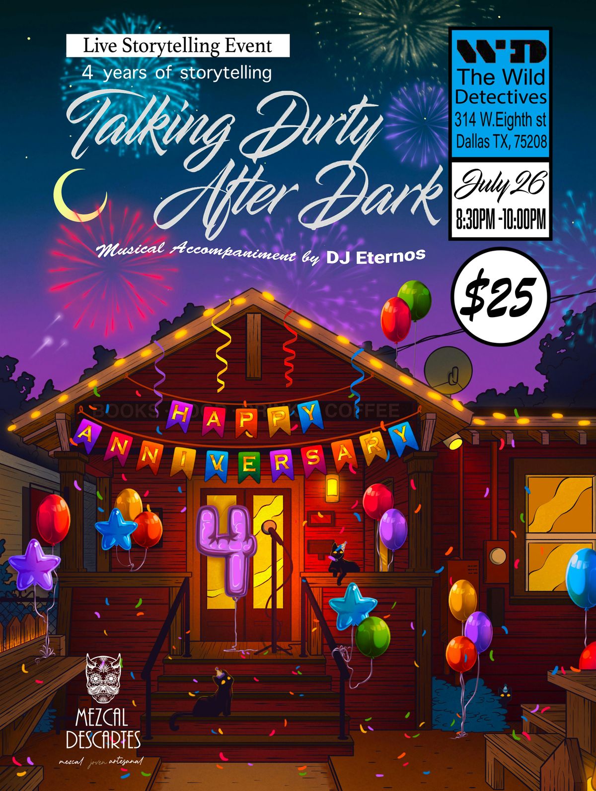 Talking Dirty After Dark: 4 Years of Storytelling, 26 July | Event in Dallas | AllEvents
