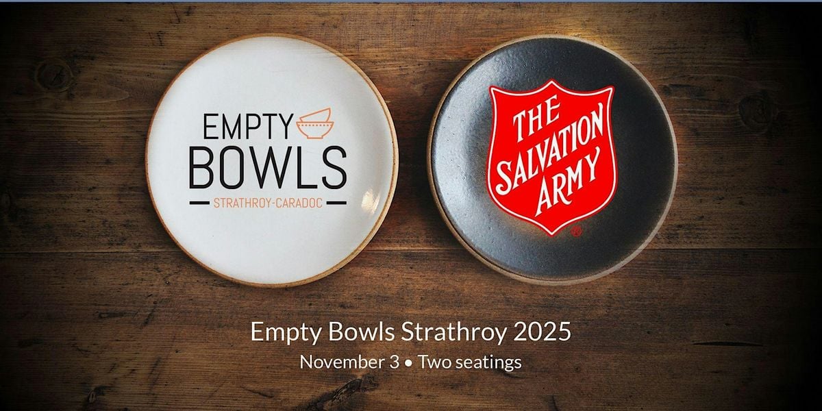 2025 Empty Bowls Strathroy-Caradoc Dinner Seating, 3 November | Event in Strathroy | AllEvents