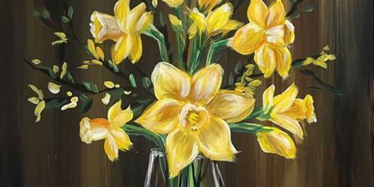 Blooming Yellow - Paint and Sip by Classpop!™, 5 July | Event in Houston | AllEvents