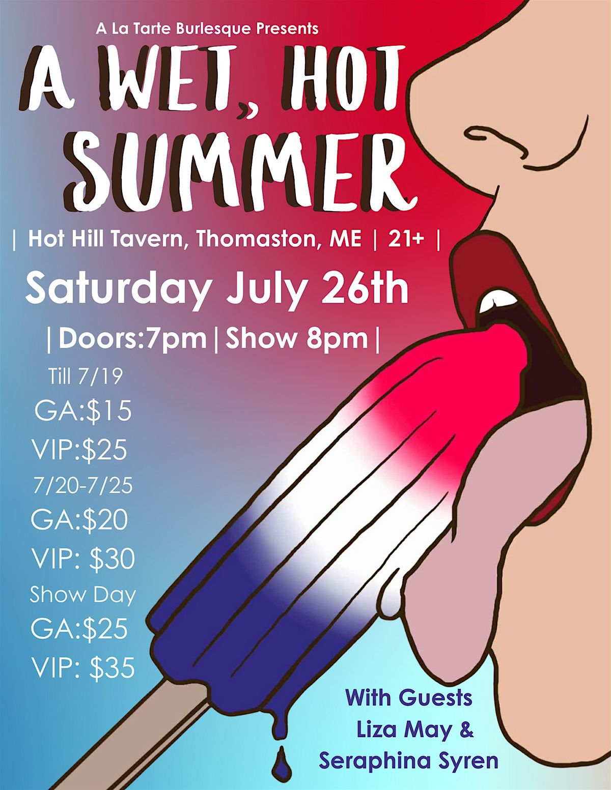 A Wet, Hot Summer, 26 July | Event in Thomaston | AllEvents