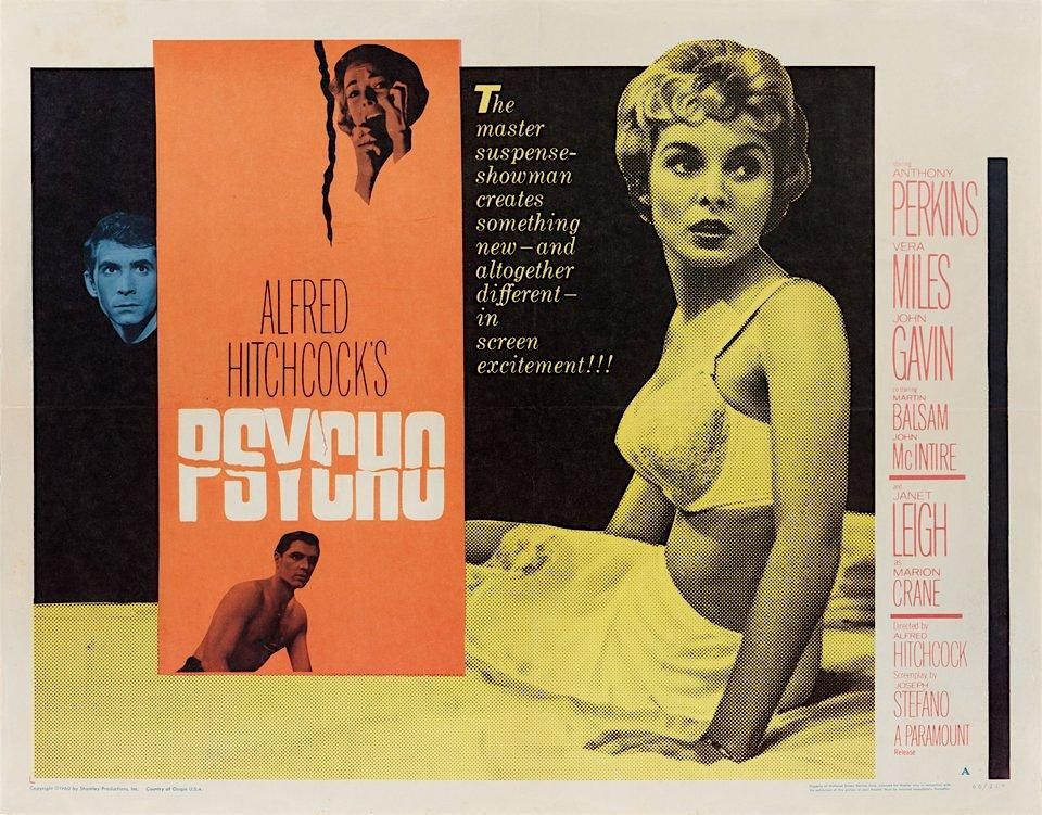 Psycho (1960, 1hr 50mins, cert 15), 29 October | Event in Preston | AllEvents