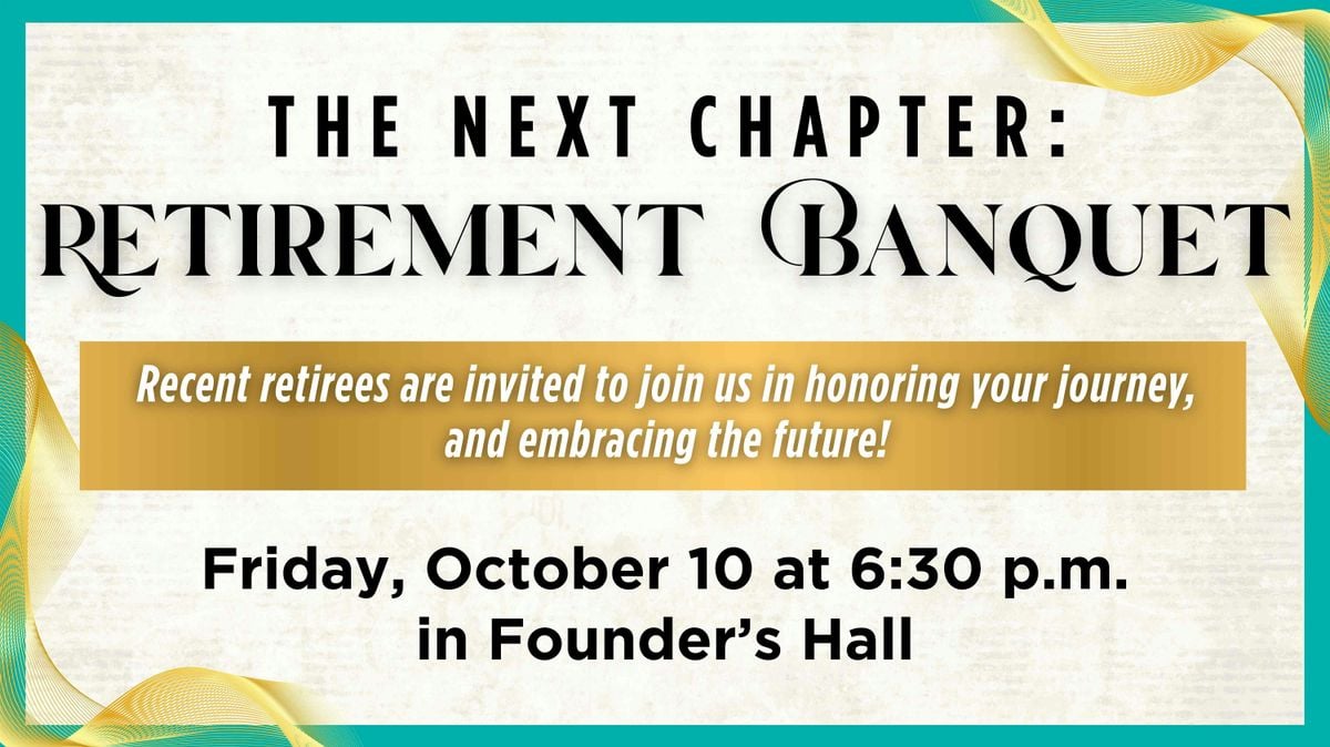 Next Chapter: Retirement Banquet, 10 October | Event in Orlando | AllEvents