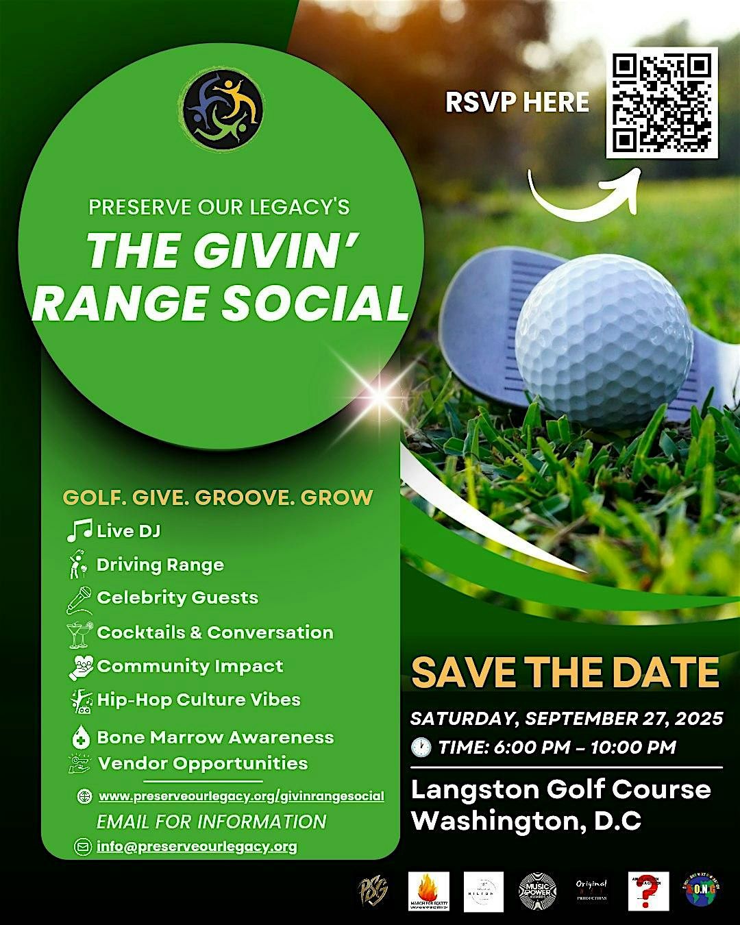 Preserve Our Legacy's The Givin' Range Social, 27 September | Event in Washington | AllEvents