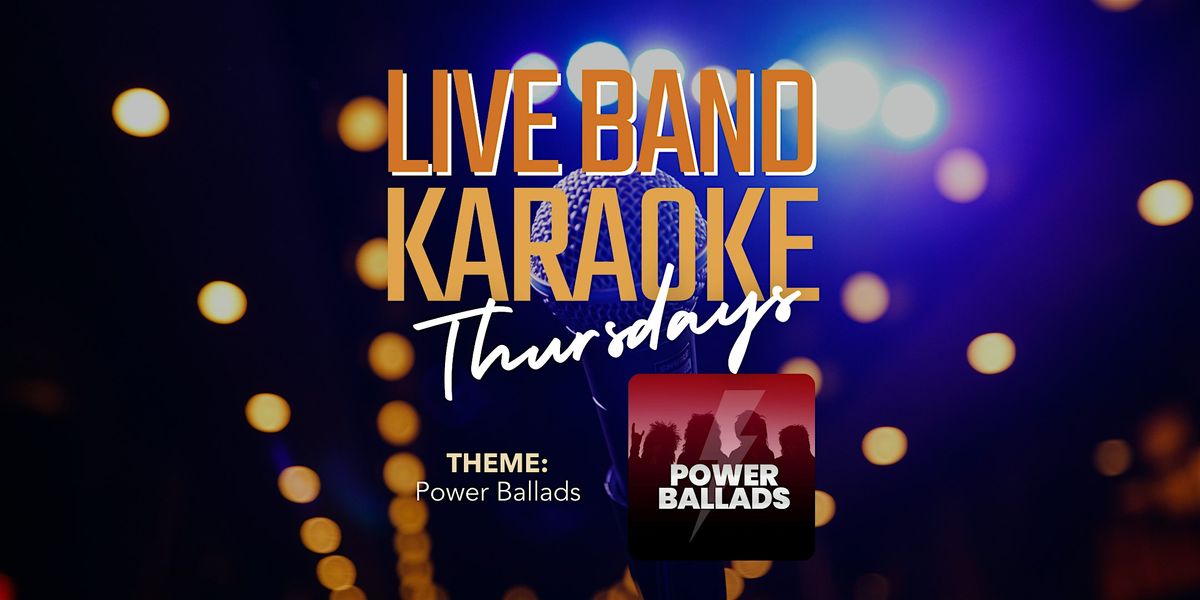 Live Band Karaoke - Power Ballads, 19 June | Event in Grapevine | AllEvents