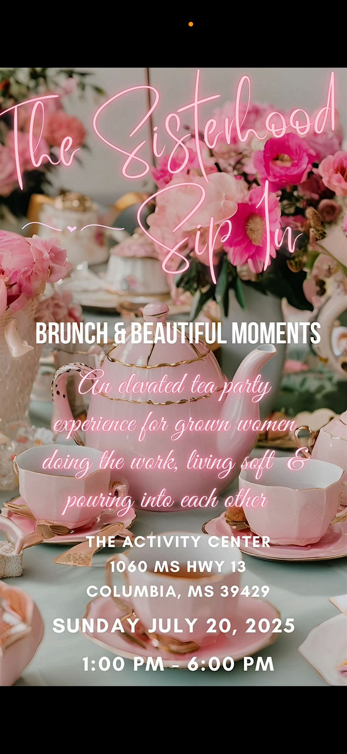 Sisterhood Sip In, 20 July | Event in Columbia | AllEvents