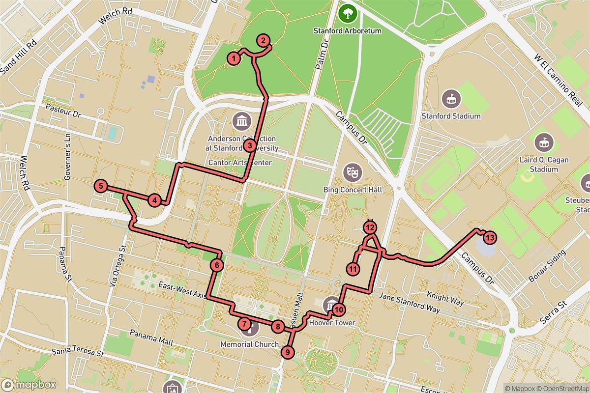 Palo Alto Audio Tour: Legends, Labs, and Landmarks of Santa Clara County | Event in Stanford | AllEvents