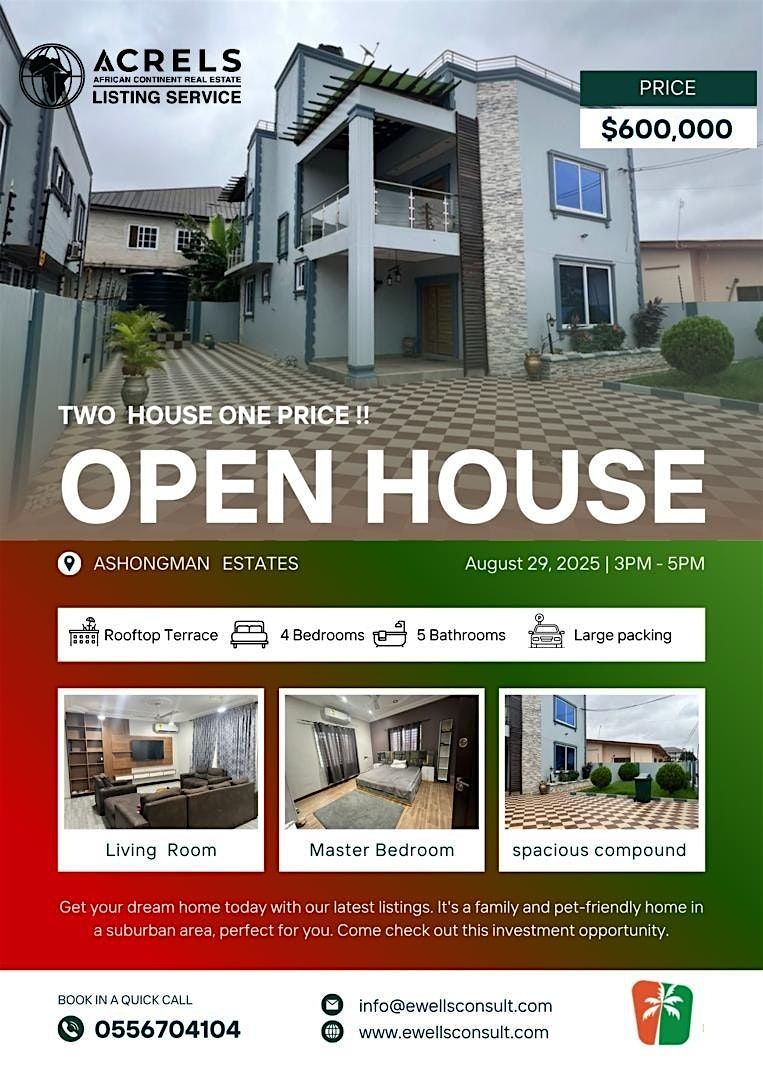 Open House, 29 August | Event in Accra | AllEvents