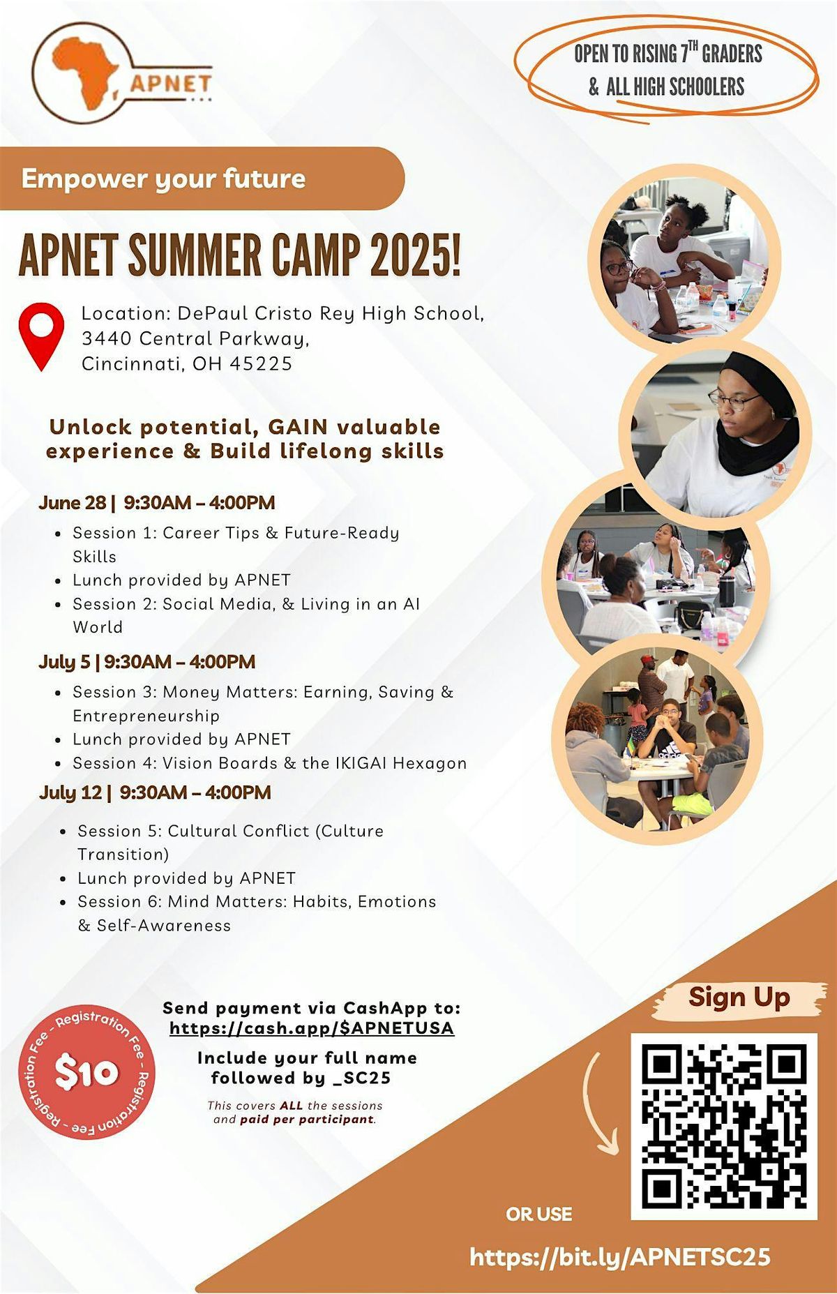 2025 APNET Summer Program, 28 June | Event in Cincinnati | AllEvents