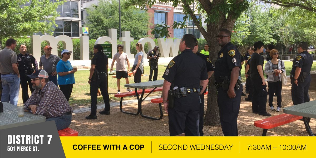 2025 Coffee with a Cop in Midtown Houston, 8 October | Event in Houston | AllEvents