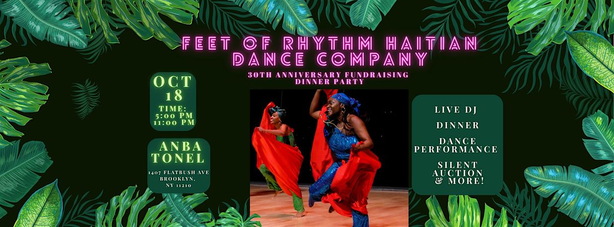 Feet of Rhythm 30th Anniversary Fundraising Party, 18 October | Event in Brooklyn | AllEvents