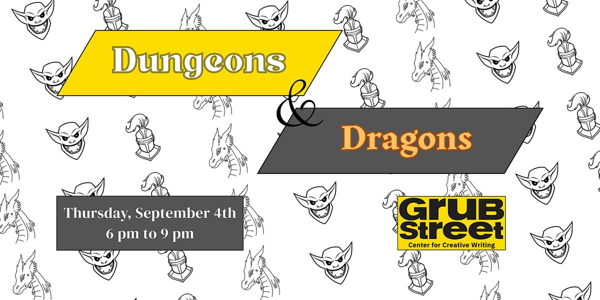 Dungeons and Dragons at GrubStreet, 4 September | Event in Boston | AllEvents