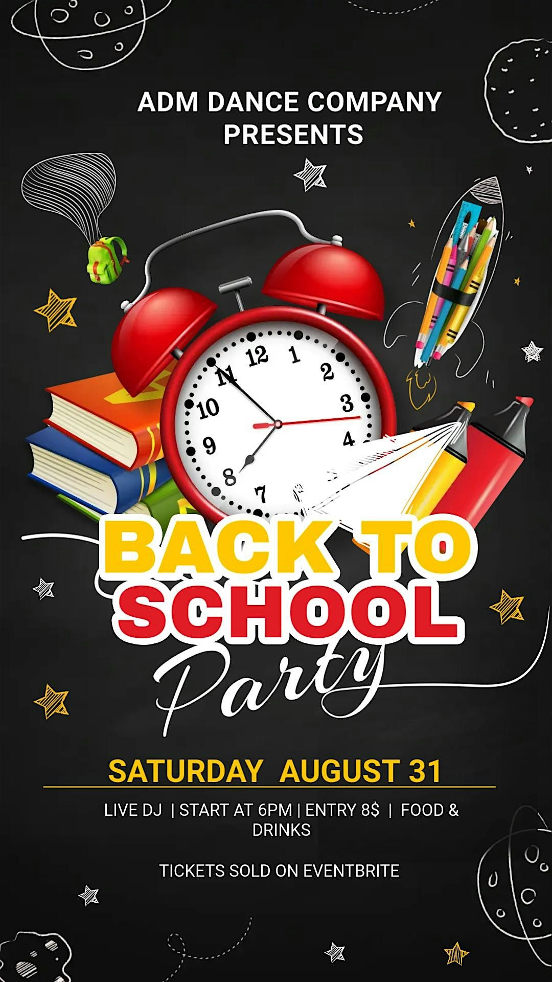 ADM PRESENTS BACK TO SCHOOL PARTY, 31 August | Event in Upper Marlboro | AllEvents