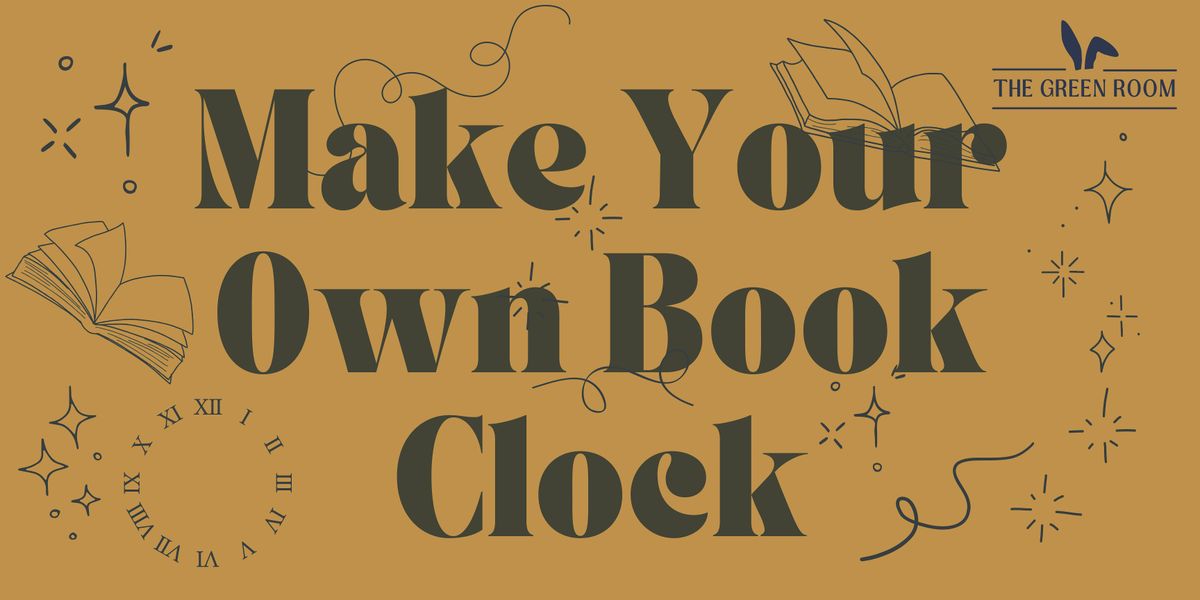 Booked & On Time: Make Your Own Book Clock, 15 July | Event in Takoma Park | AllEvents
