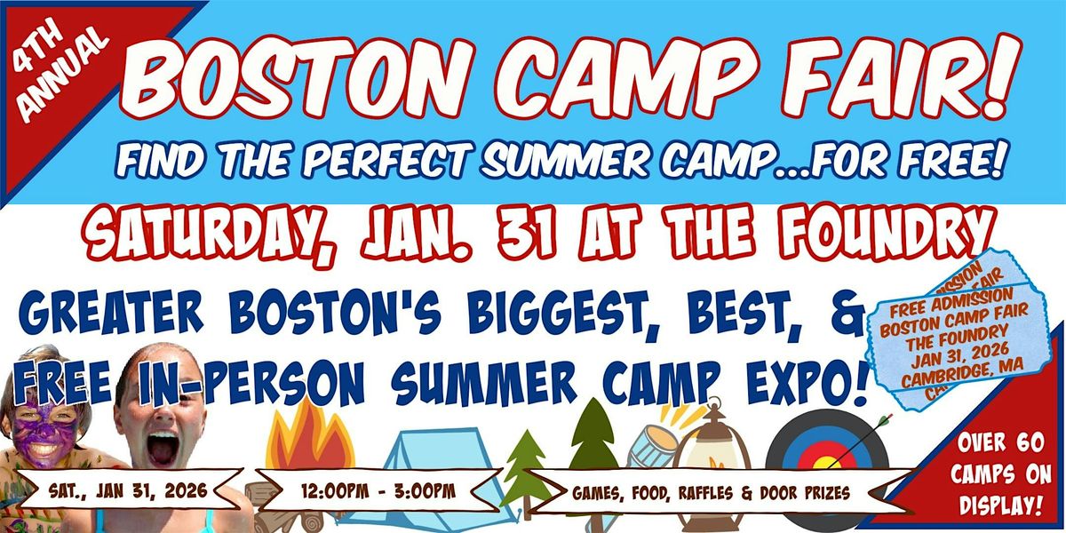 Boston Camp Fair at the Foundry in Cambridge, 31 January | Event in Cambridge | AllEvents