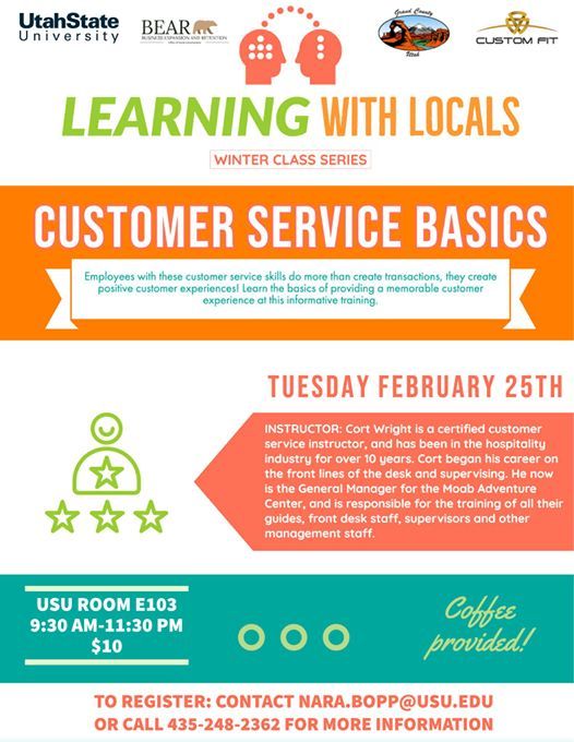 Customer Service Basics At Custom Fit At Utah State University