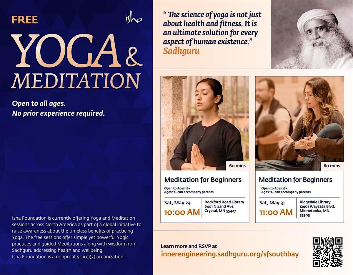 Free Meditation for Beginners at Minnetonka MN, 31 May | Event in Minnetonka | AllEvents