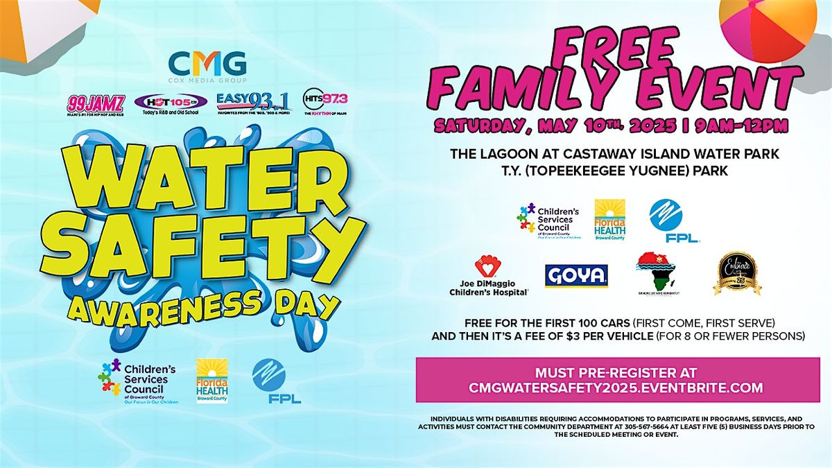 Pre-Register for Water Safety Family Fun Day!, 10 May | Event in Hollywood | AllEvents