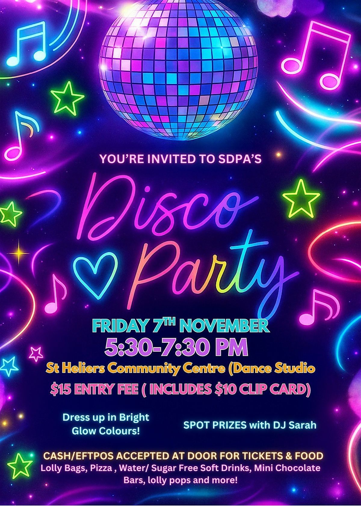 SDPA Disco Glow Party 2025, 7 November | Event in Auckland | AllEvents