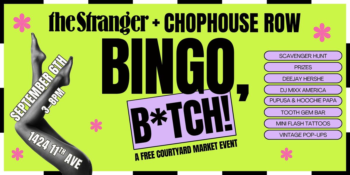 Bingo B*tch!, 6 September | Event in Seattle | AllEvents