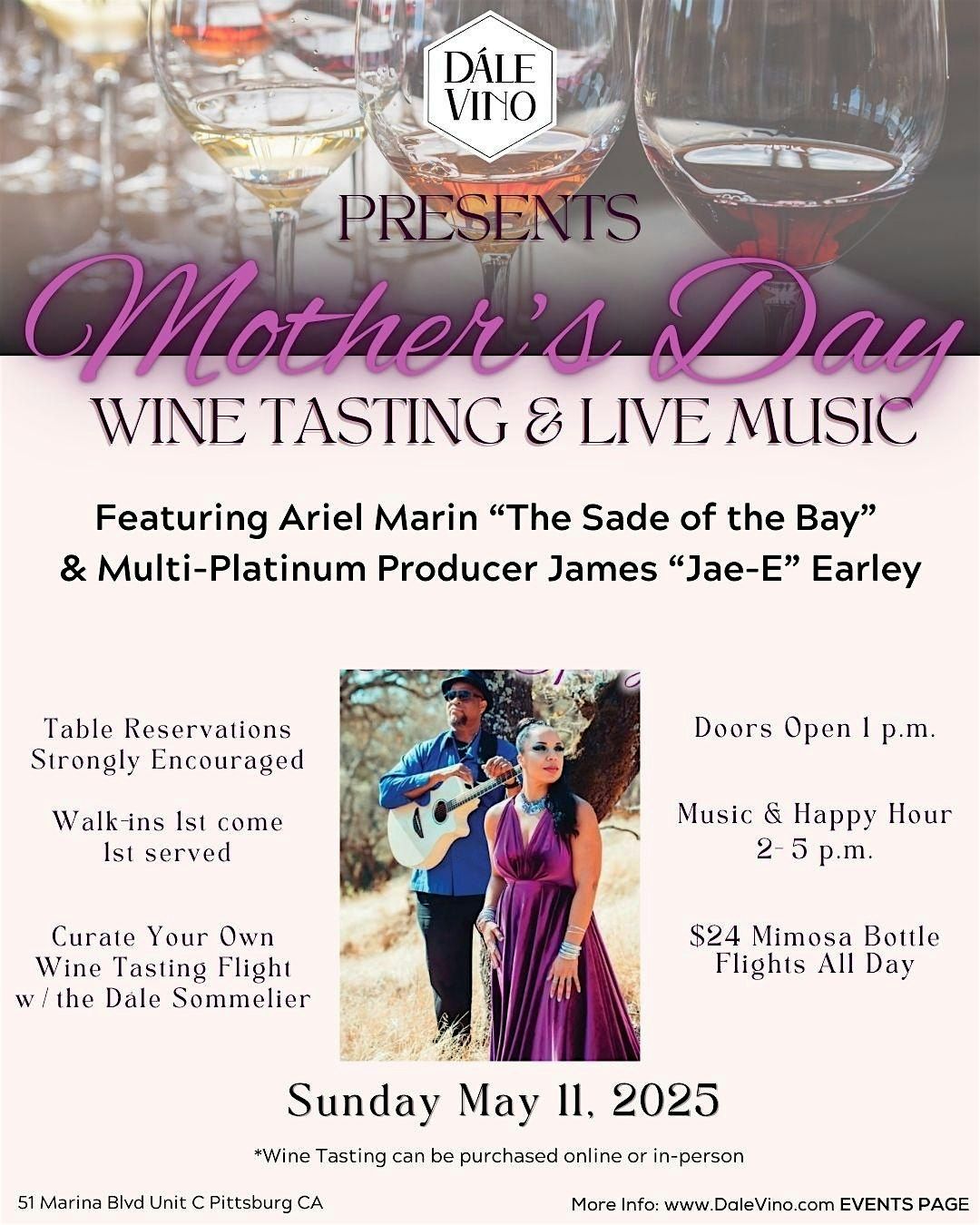 Mother's Day ft Live Music w/ Ariel Marin: A Very Special SIP 2nd Sundays | Event in Pittsburg | AllEvents