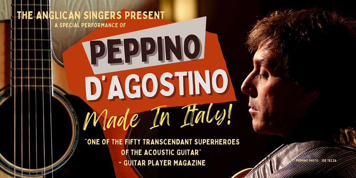 Peppino D'Agostino Live in Concert: "Made In Italy", 22 May | Event in New London | AllEvents