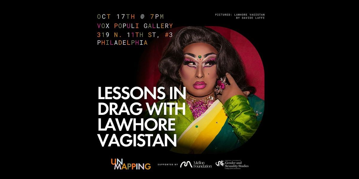 Lessons in Drag with LaWhore Vagistan, 17 October | Event in Philadelphia | AllEvents
